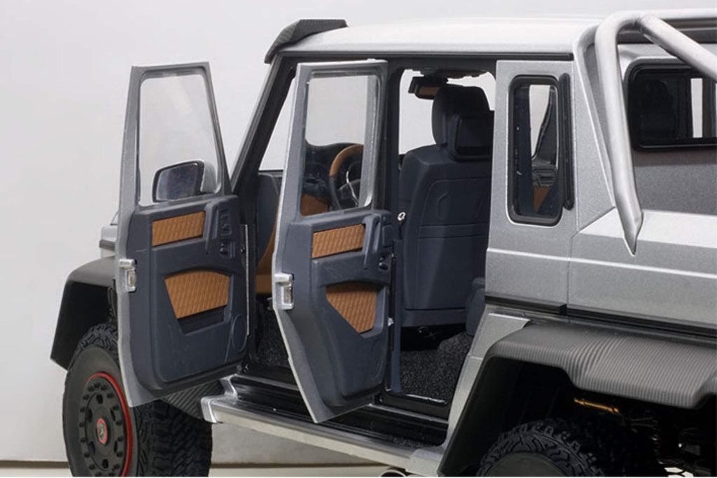 Mercedes G63 AMG 6X6 Silver 1/18 Model Car by Autoart