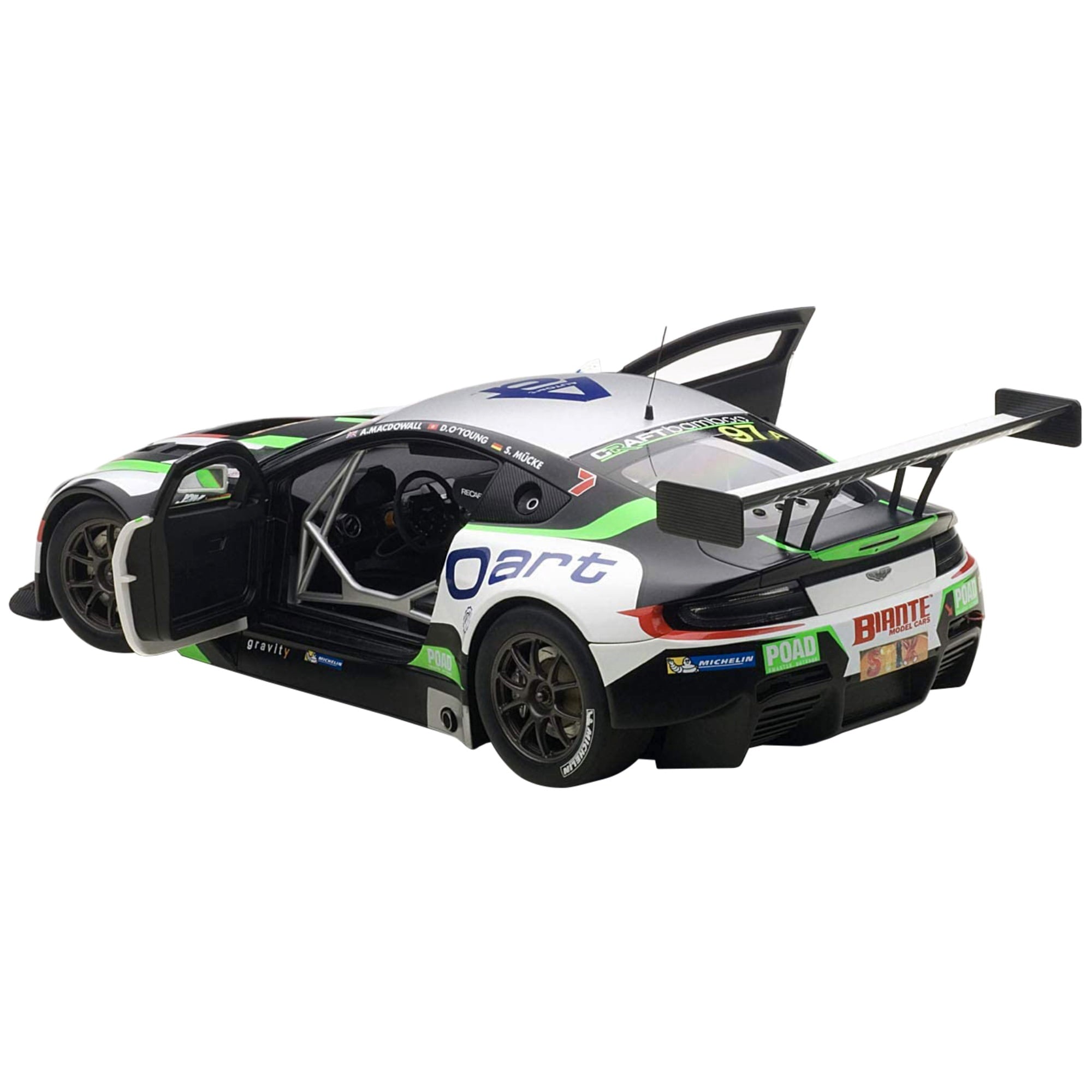 Aston Martin V12 Vantage Bathurst 12hour Endurance Race 2015 #97 A. Macdowall / D. O'Young / S. Mucke 1/18 Model Car by Autoart