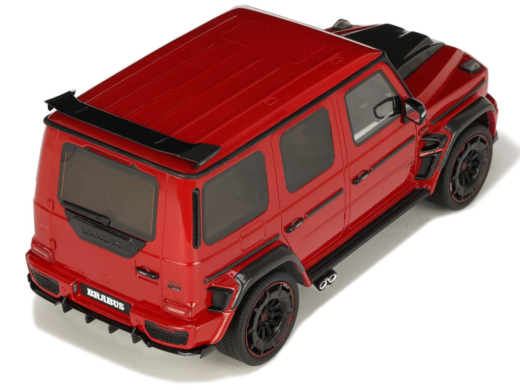 2022 Brabus 900 Rocket Edition Red with Carbon Hood 1/18 Model Car by GT Spirit