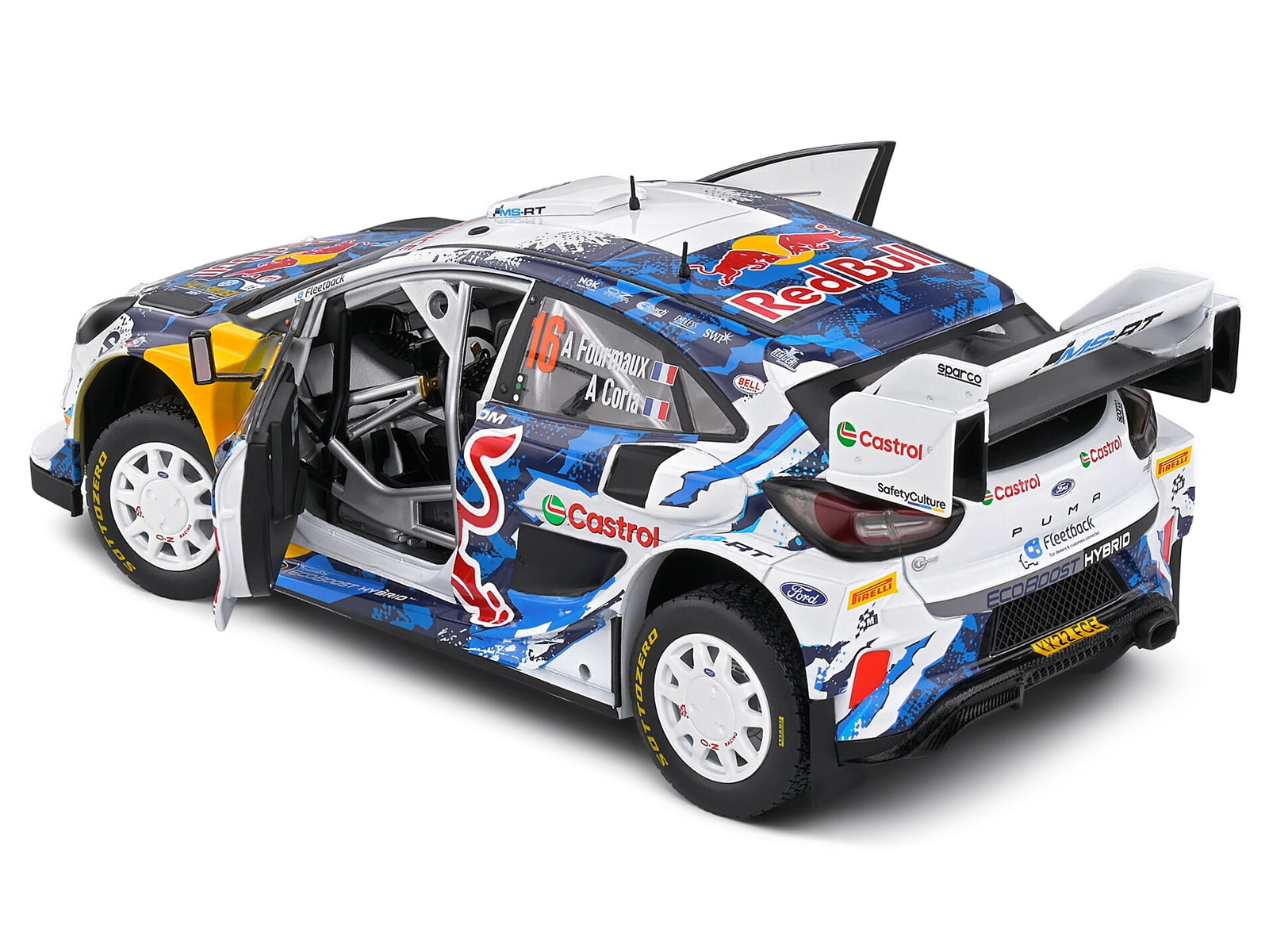 Ford Puma Rally1 Hybrid #16 3rd Place "Rally Sweden" (2024) "Competition" Series 1/18 Diecast Model Car by Solido