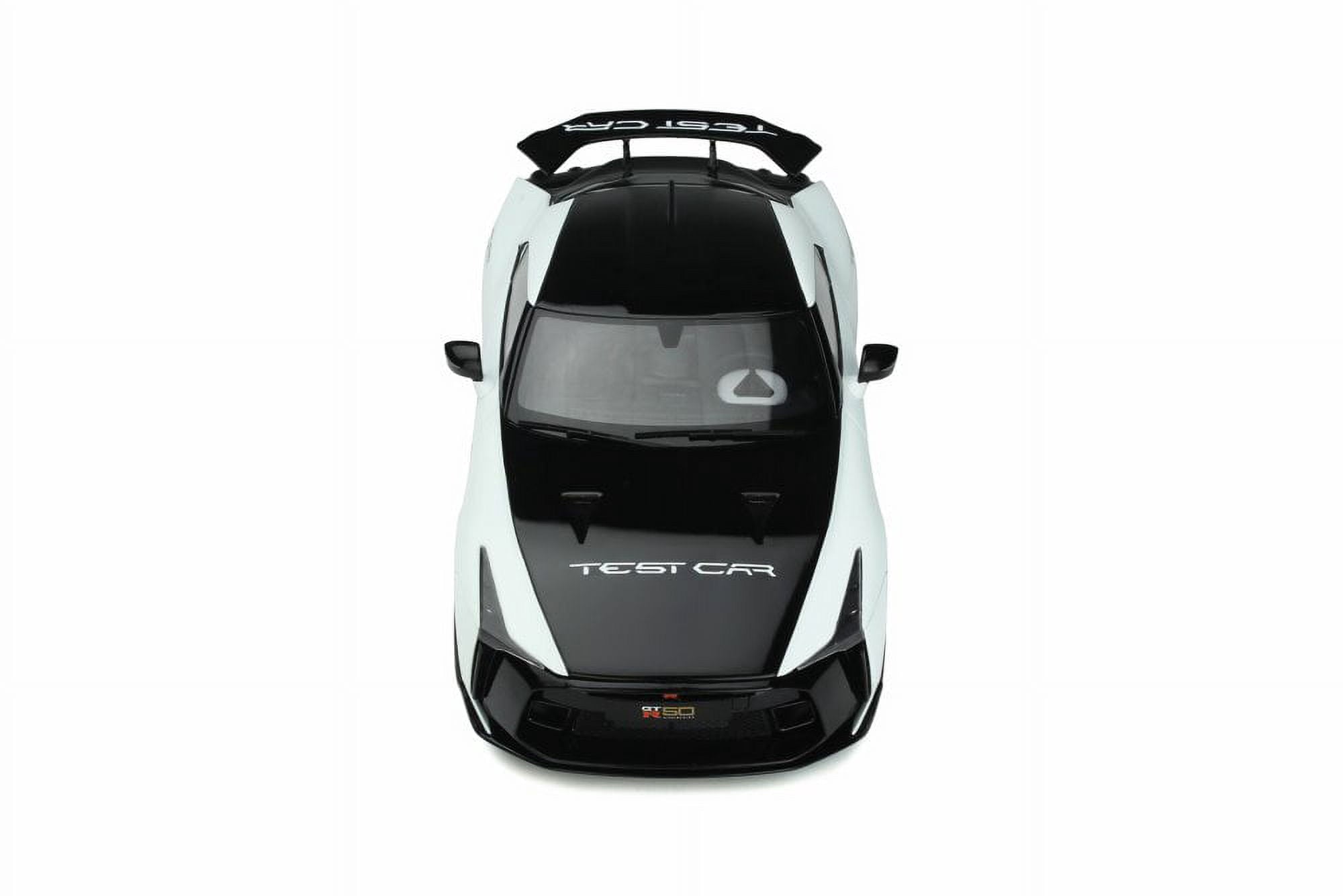2021 Nissan GT-R50 Test Car, White and Black - GT Spirit GT853 - 1/18 scale Resin Model Toy Car