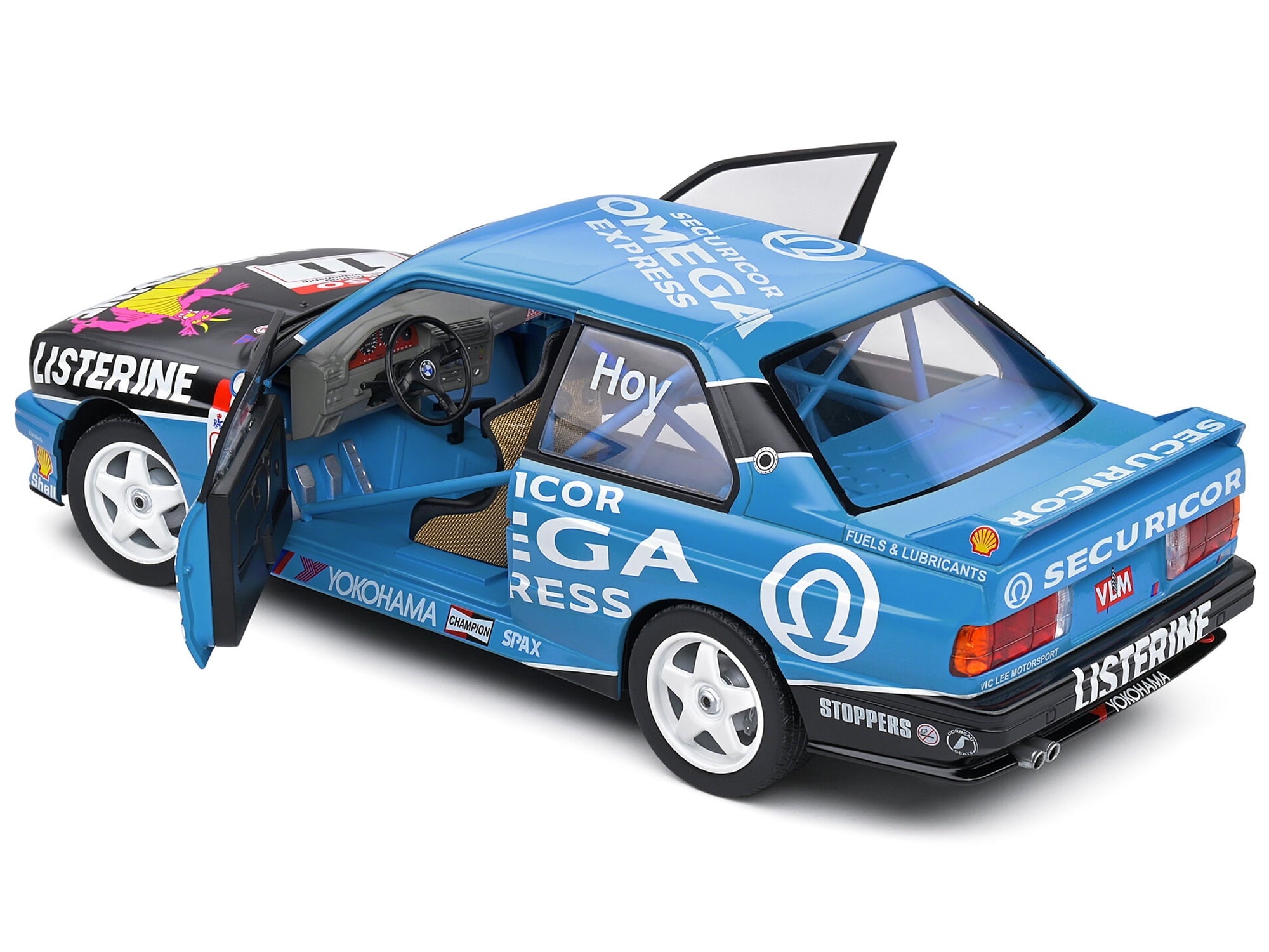 BMW E30 M3 #11 Will Hoy Winner "BTCC (British Touring Car Championship)" (1991) "Competition" 1/18 Diecast Model Car by Solido