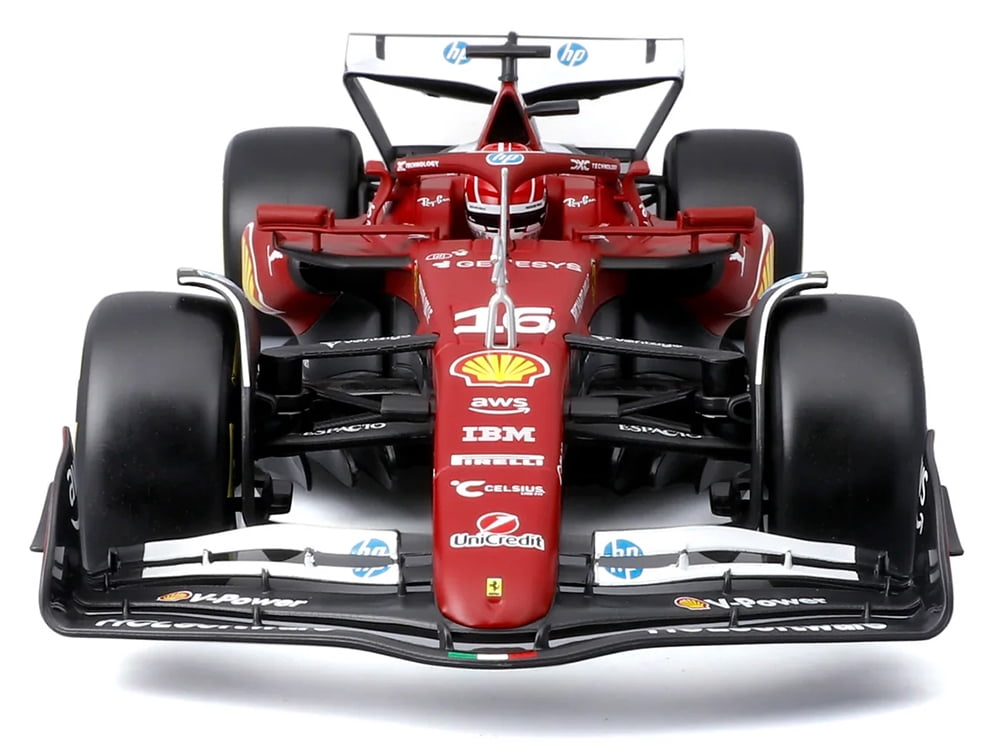 Ferrari SF-25 #16 Charles Leclerc F1 World Championship (2025) "Formula Racing" Series 1/18 Diecast Model Car by Bburago
