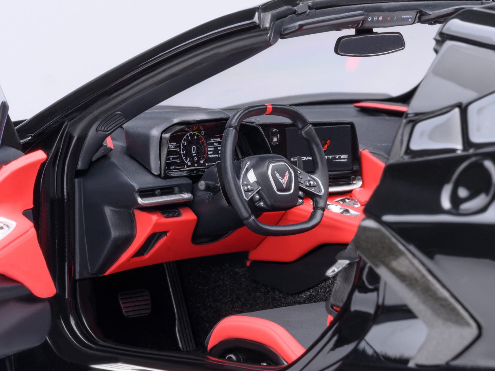 Autoart 71280 2020 Chevrolet Corvette C8 Stingray Black 1-18 Scale Model Car