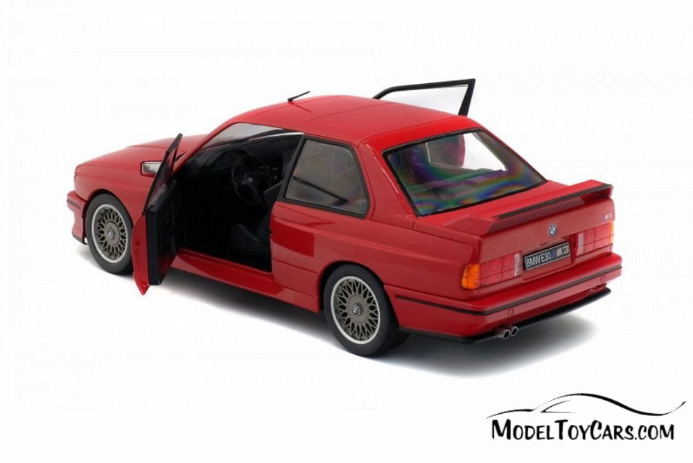 1990 BMW E30 M3 Hardtop, Red - Solido S1801502 - 1/18 scale Diecast Model Toy Car