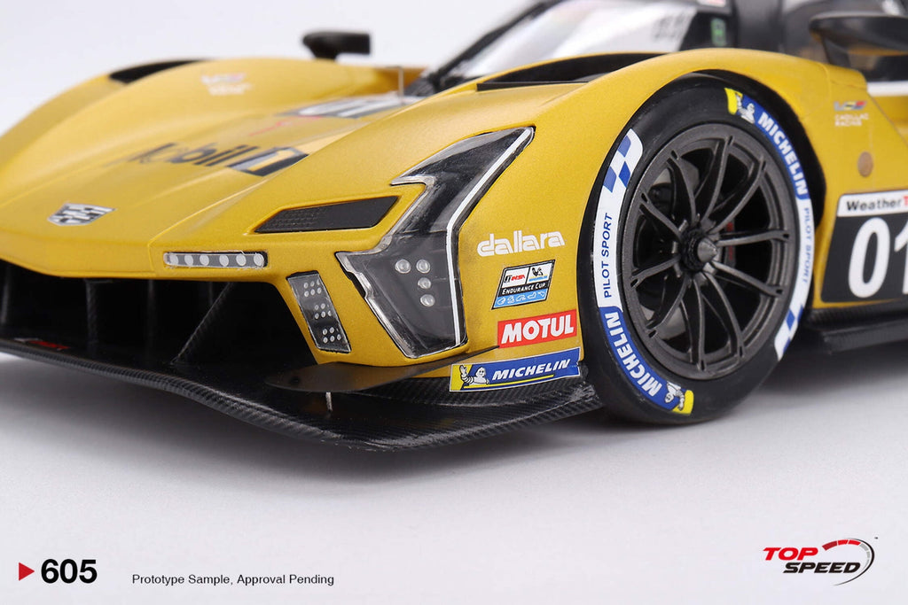 Cadillac V-Series.R #01 "Cadillac Racing" 2nd Place "12 Hours of Sebring" (2024) 1/18 Model Car by Top Speed