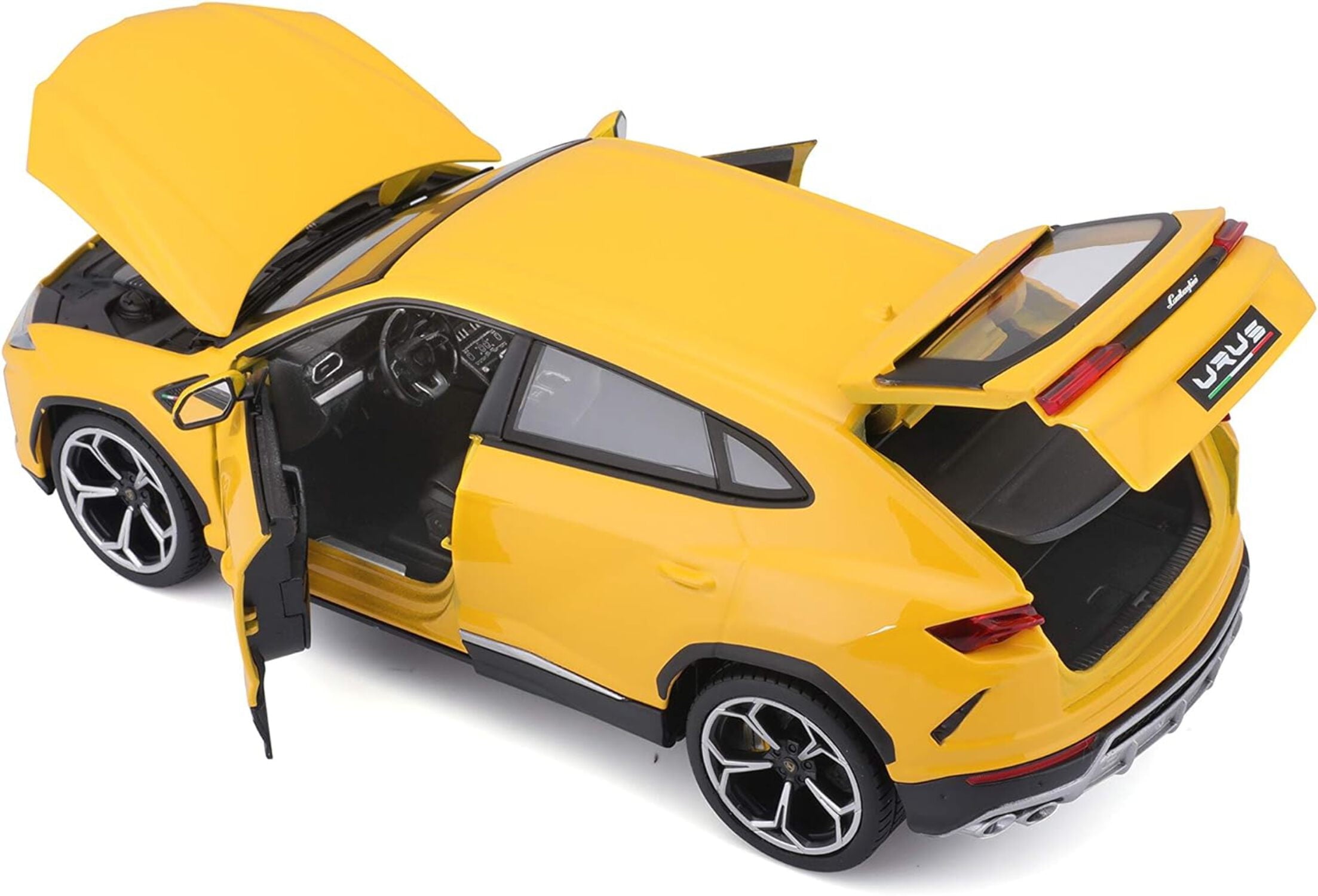 Bburago 11042y 1-18 Lamborghini Urus Diecast Model Car, Yellow