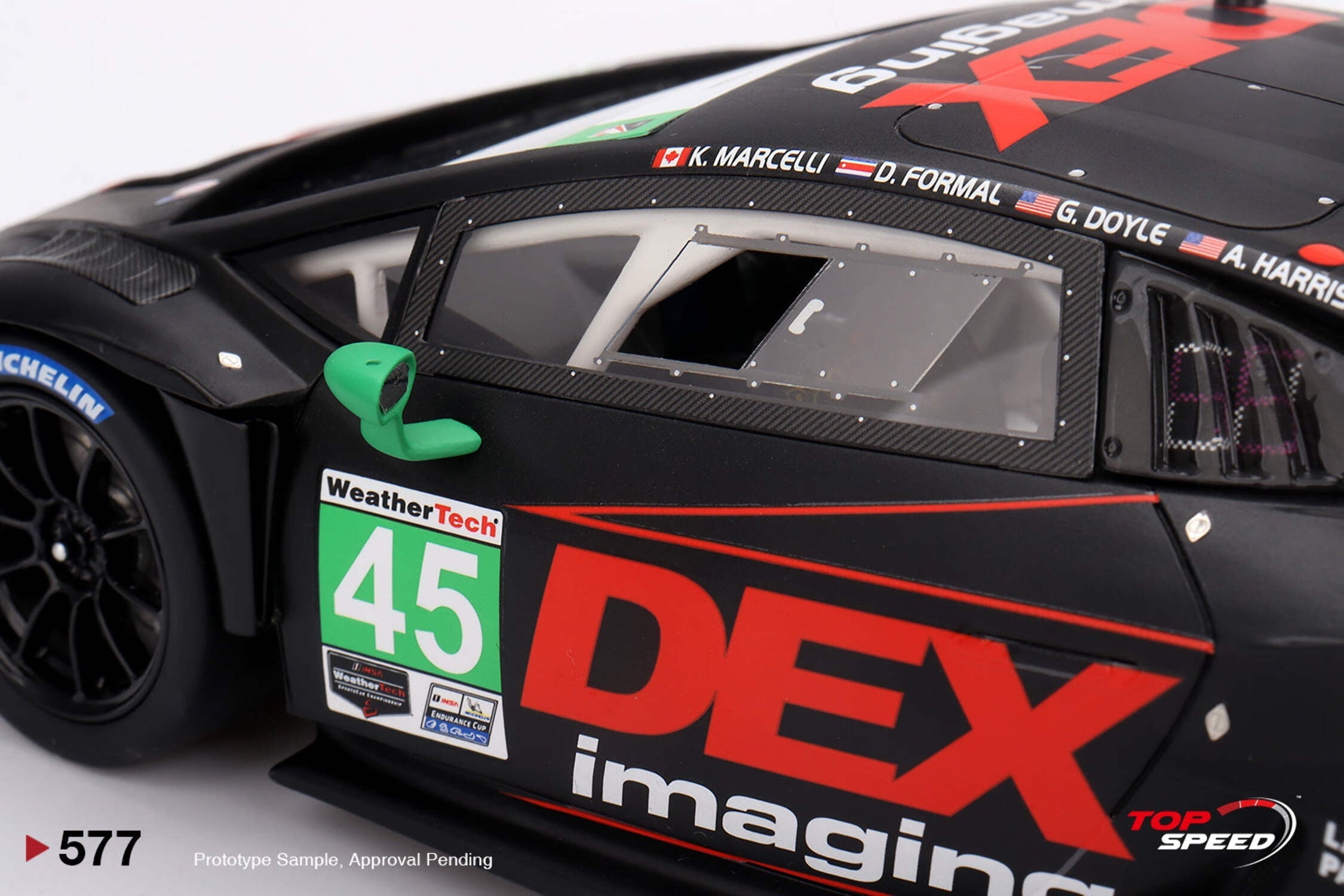 Lamborghini Huracan GT3 EVO2 #45 "Wayne Taylor Racing with Andretti" "24 Hours of Daytona" (2024) 1/18 Model Car by Top Speed