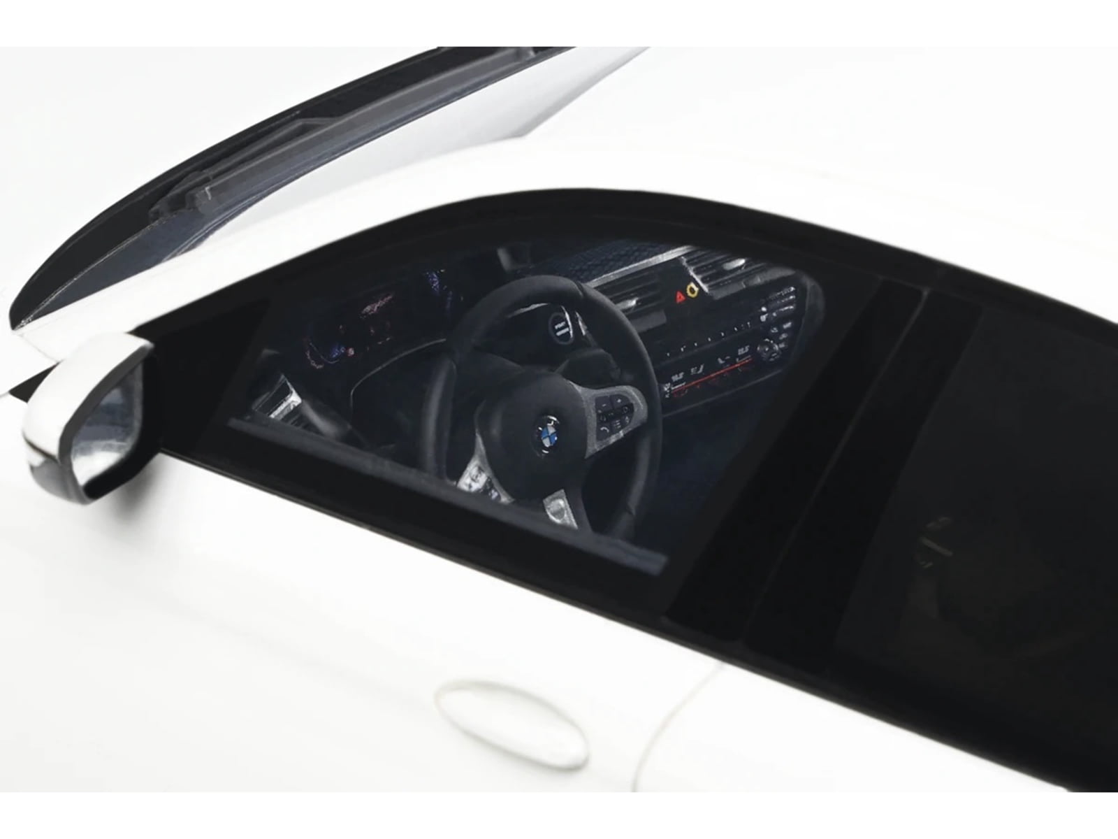 2023 BMW 545e xDrive M Sport Alpine White 1/18 Model Car by GT Spirit