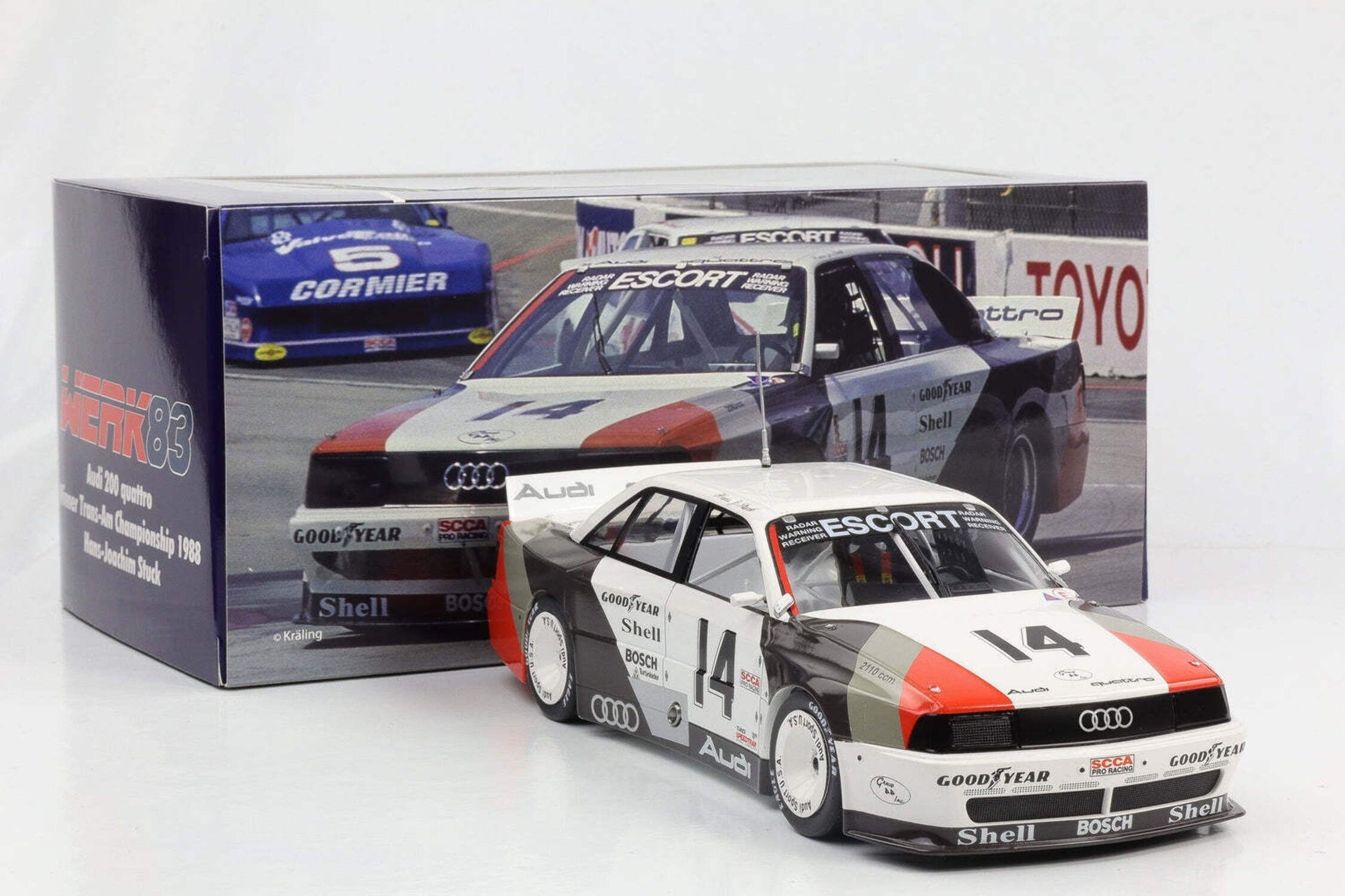 WERK 83 1/18 - AUDI 200 Quattro - Winner Cleveland Trans-Am 1988