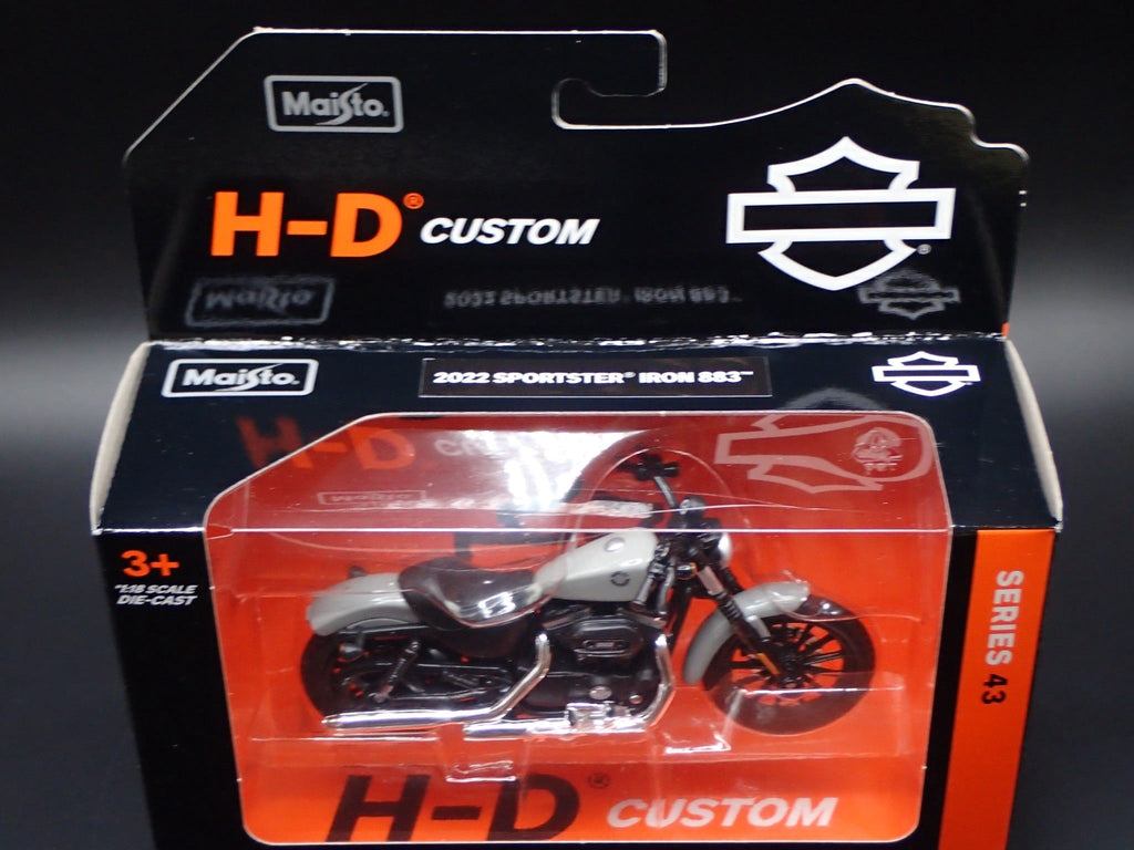 2022 SPORTSTER IRON 883 HARLEY DAVIDSON MOTORCYCLE MAISTO SERIES 43 1/18 MODEL
