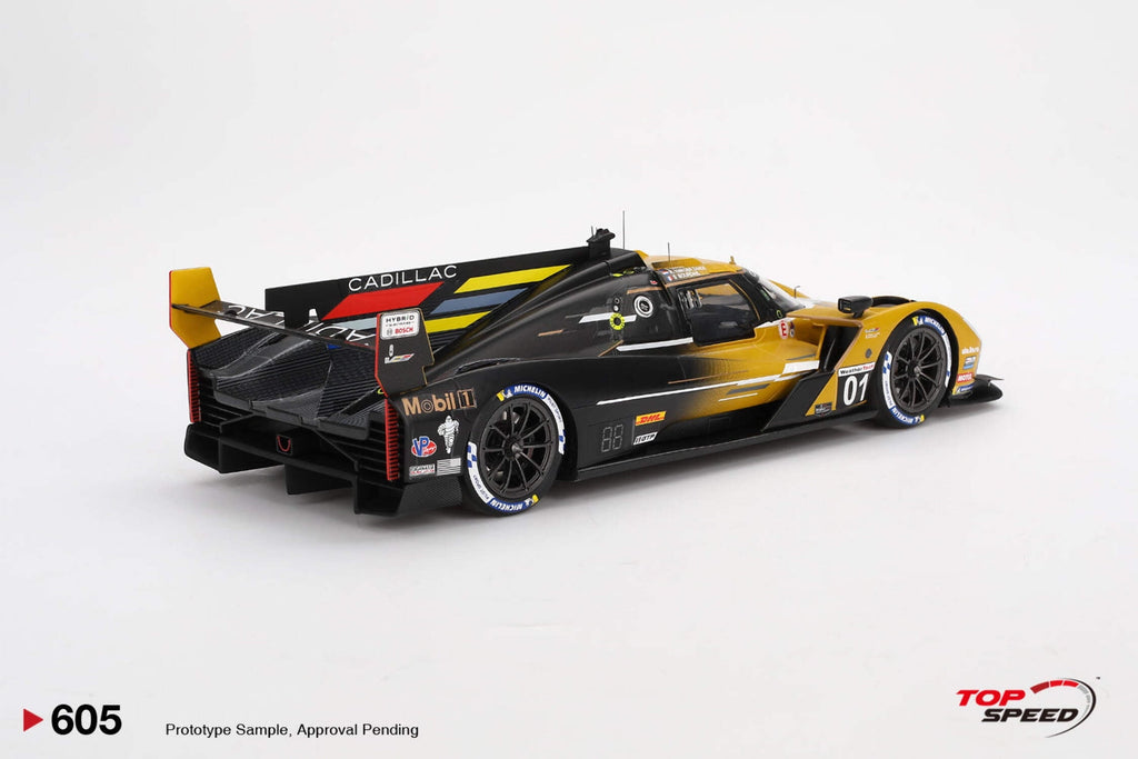 Cadillac V-Series.R #01 "Cadillac Racing" 2nd Place "12 Hours of Sebring" (2024) 1/18 Model Car by Top Speed