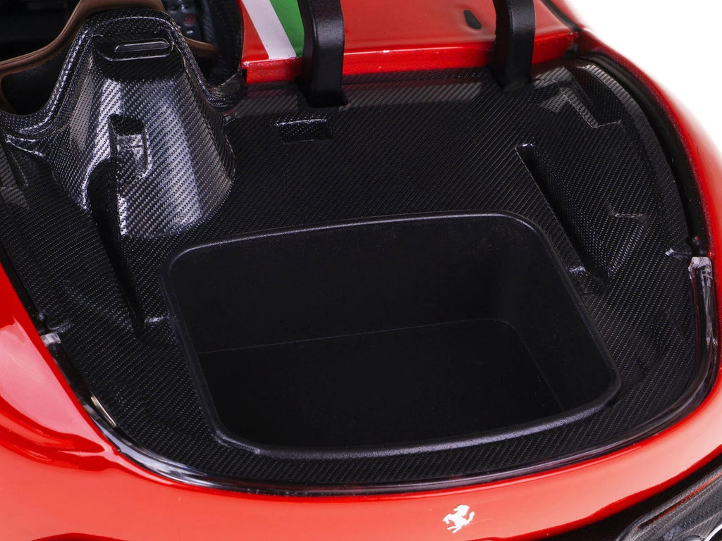 Ferrari Monza SP1 Red with Italian Flag Stripes "Signature Series" 1/18 Diecast Model Car by Bburago