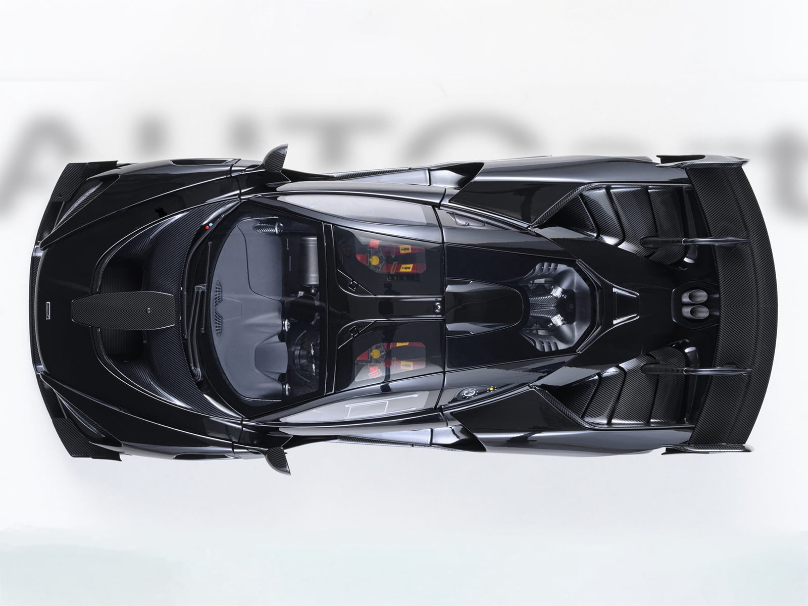 McLaren Senna GTR Onyx Black 1/18 Model Car by Autoart