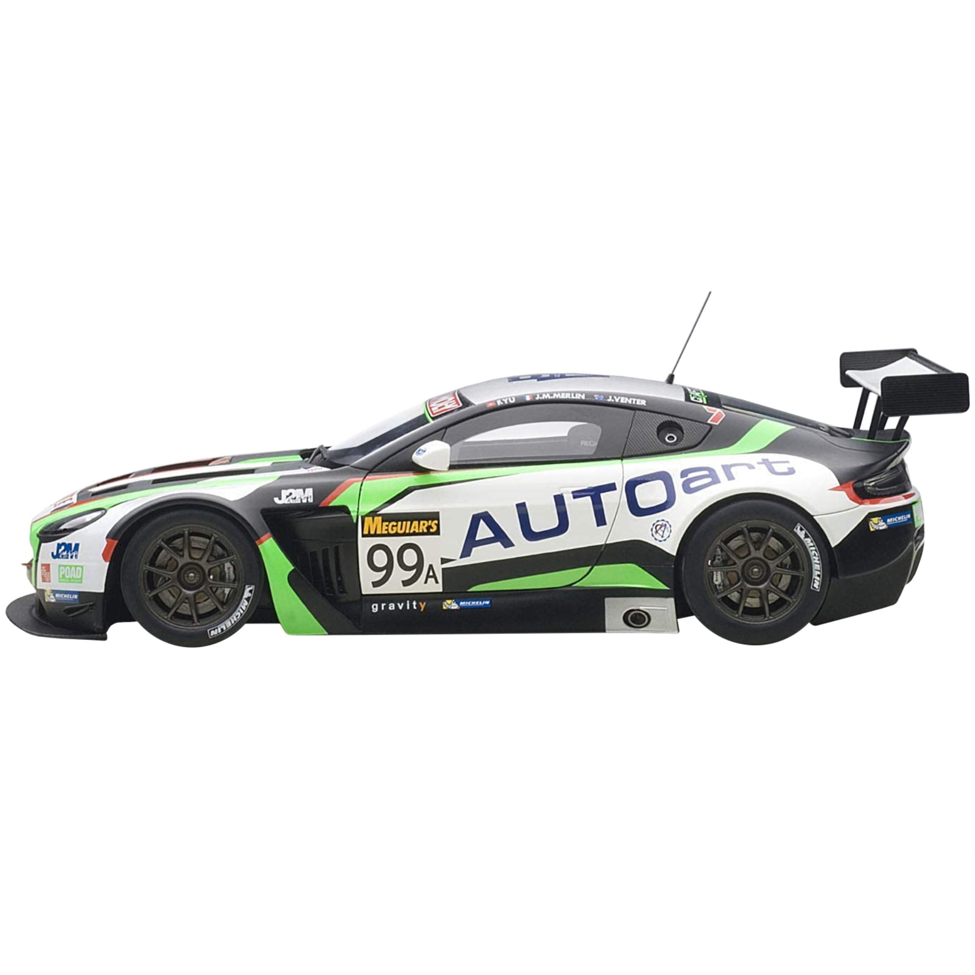 Autoart 81507 Aston Martin V12 Vantage Bathurst 12hour Endurance Race 2015 No.99 JM. Merlin - J. Venter - F. Yu 1-18 Model Car