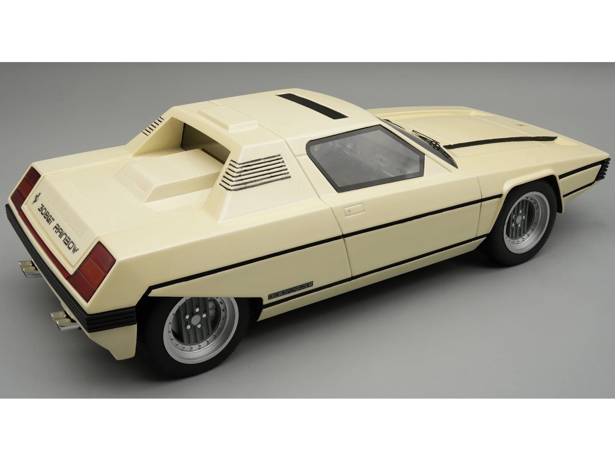 1976 Ferrari 308 GT Rainbow By Bertone White Metallic "Mythos Series" Limited Edition to 70 pieces 1/18 Model Car by Tecnomodel