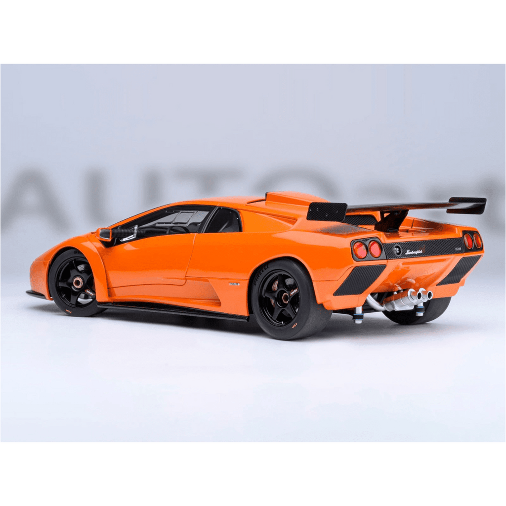 Lamborghini Diablo GTR Arancio Ishtar Orange 1/18 Diecast Model Car by Autoart