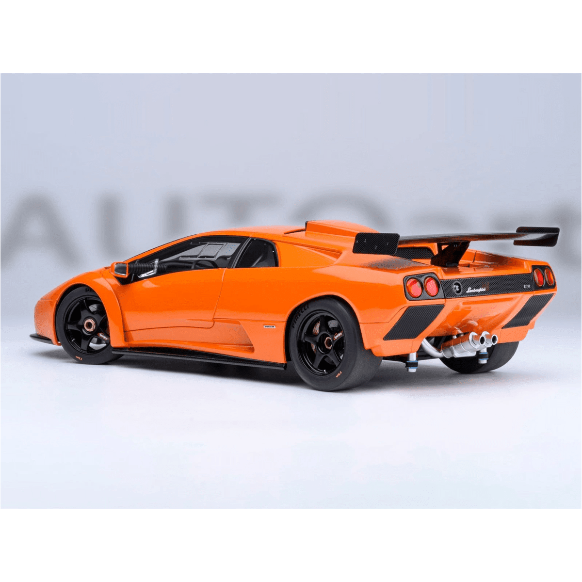 Lamborghini Diablo GTR Arancio Ishtar Orange 1/18 Diecast Model Car by Autoart