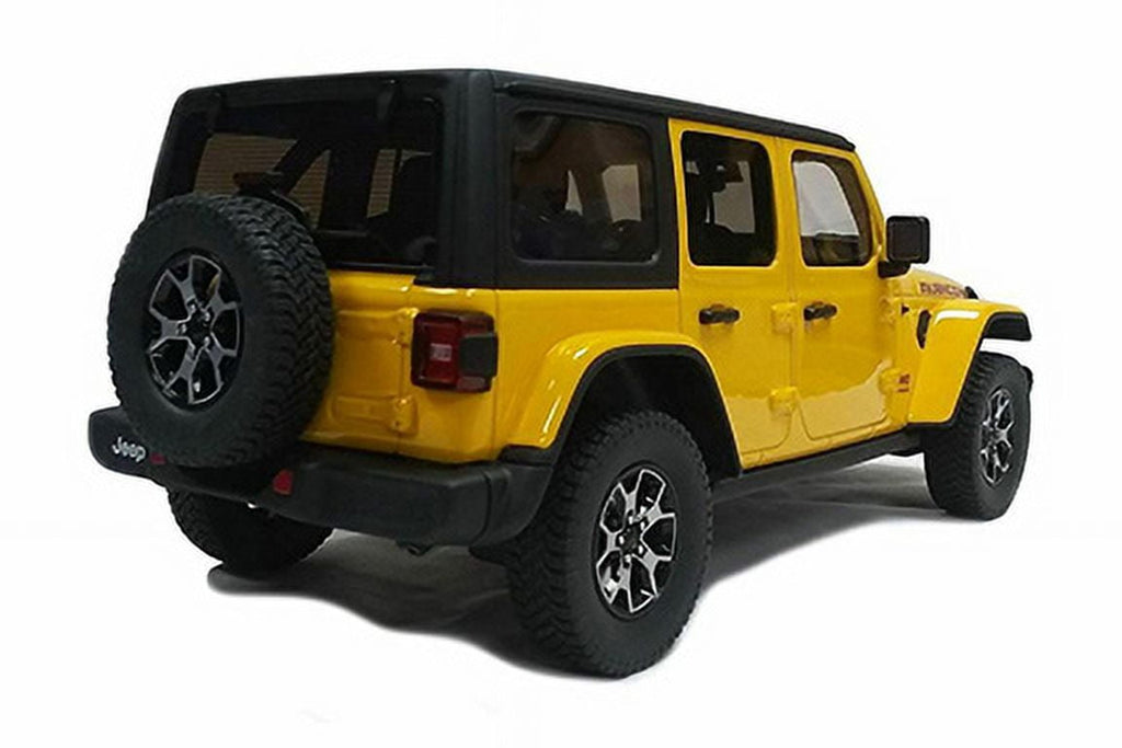 2019 Jeep Wrangler Rubicon, Yellow - GT Spirit US026 - 1/18 scale Resin Model Toy Car