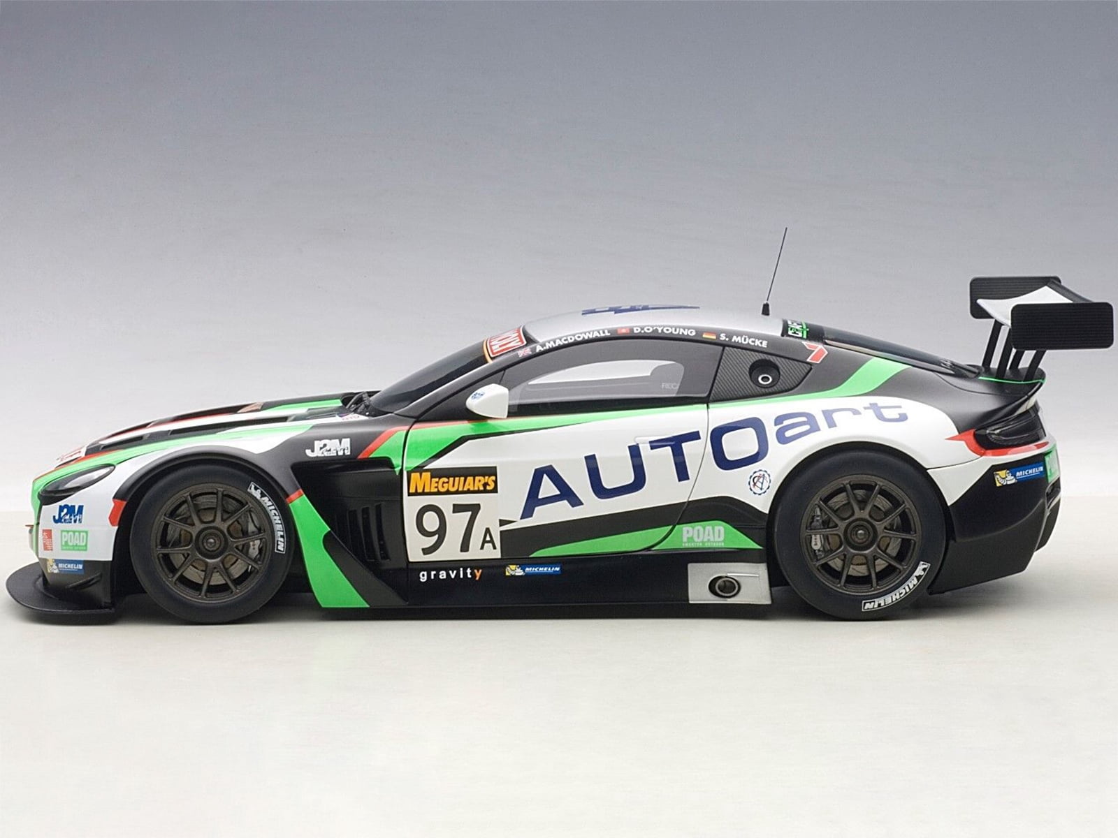 Aston Martin V12 Vantage Bathurst 12hour Endurance Race 2015 #97 A. Macdowall / D. O'Young / S. Mucke 1/18 by Autoart