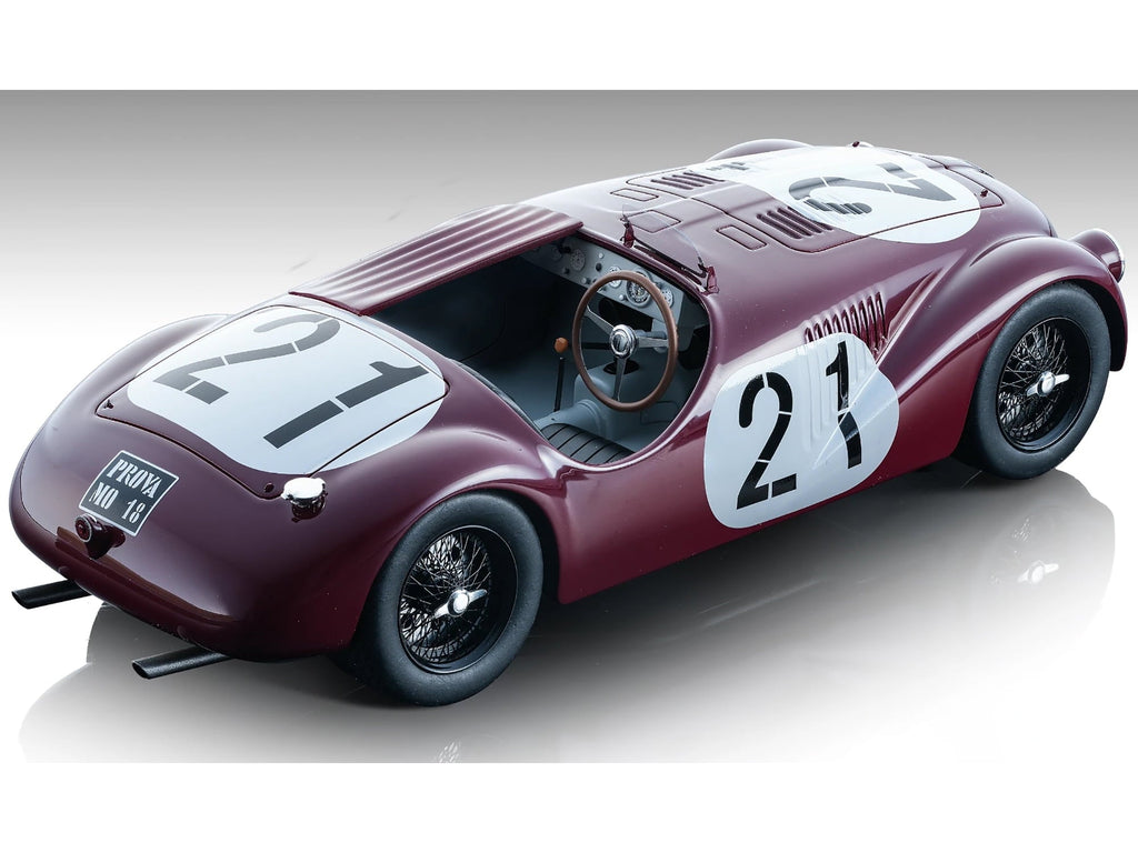 Ferrari 159S #21 Franco Cortese 2nd Place "12 Hours of Pescara" (1947) "Mythos Series" 1/18 Model Car by Tecnomodel