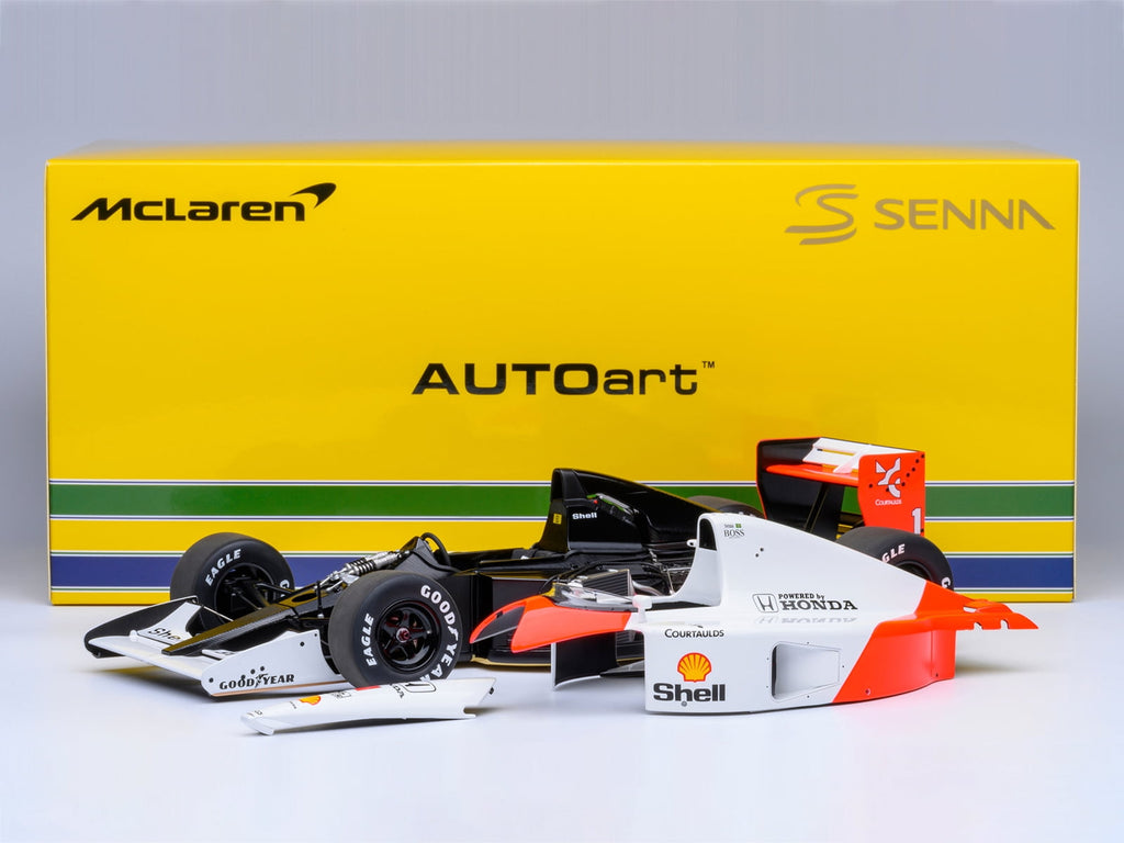 AUTOart 1:18 McLaren Honda MP4/6 - Japanese GP 1991 Ayrton Senna #1 (Without McLaren Logo)