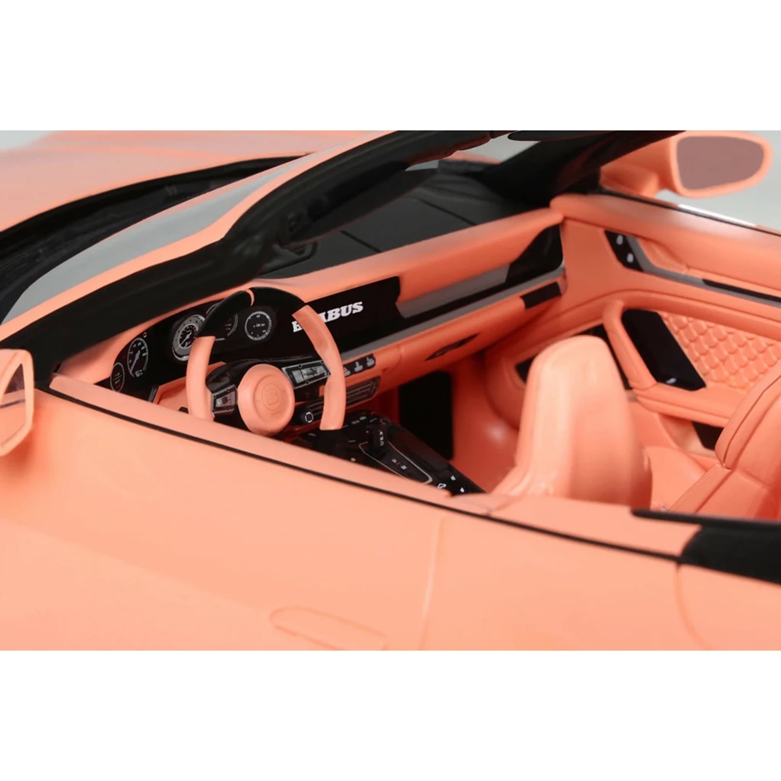2024 Brabus 900 Peetch Pink with Pink Interior 1/18 Model Car by GT Spirit