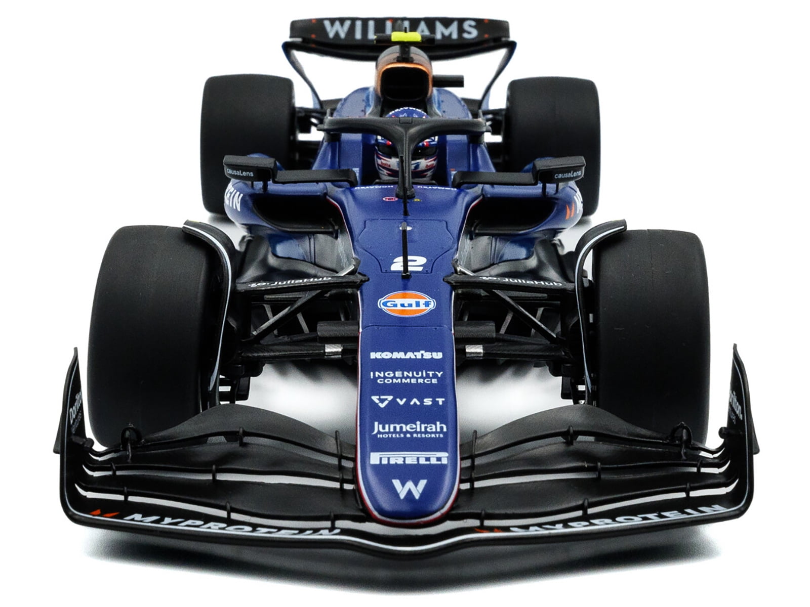 Williams FW46 #2 "Williams Racing" Formula One F1 Saudi Arabian GP (2024) "Competition" Series 1/18 Diecast Model Car by Solido