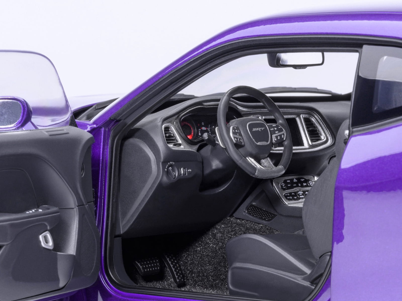 2023 Dodge Challenger SRT Super Stock Plum Crazy Purple 1/18 Model Car by Autoart