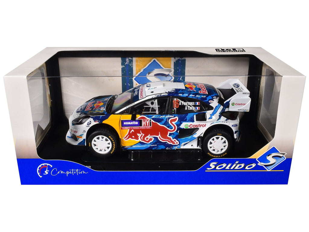 Ford Puma Rally1 Hybrid #16 3rd Place "Rally Sweden" (2024) "Competition" Series 1/18 Diecast Model Car by Solido