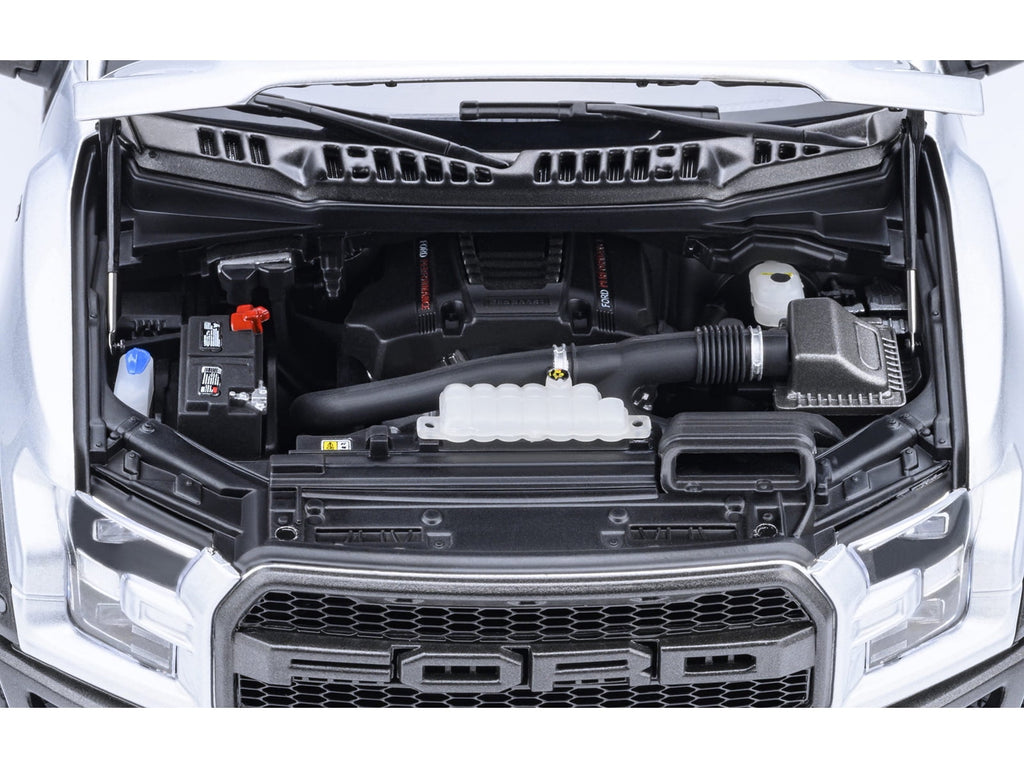 2019 Ford F-150 Raptor Pickup Truck Ingot Silver 1/18 Model Car by Autoart