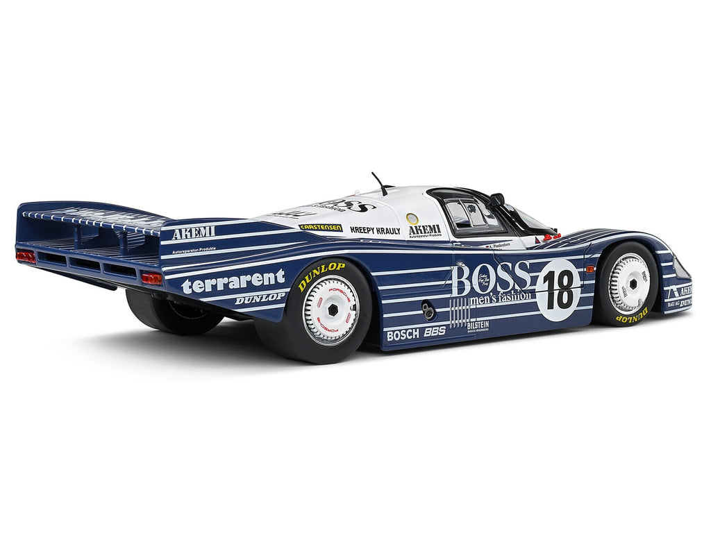 Solido Porsche 956LH Diecast Model Car 1:18 Scale 1983 Le Mans #18 Black