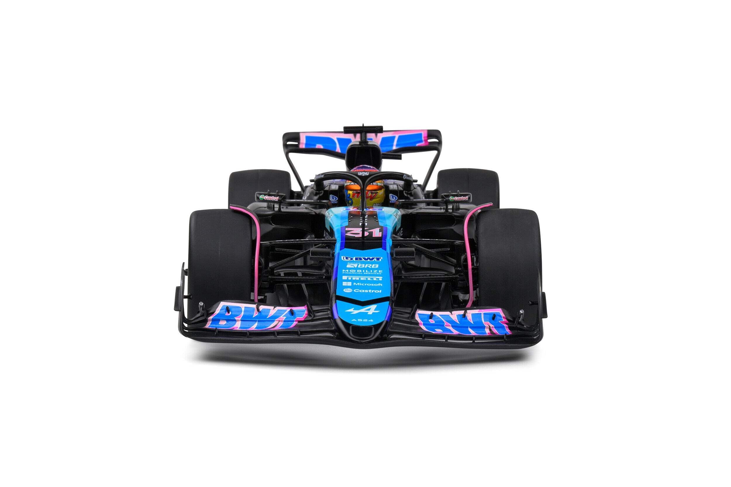 Alpine A524 #31 Esteban Ocon "BWT" Formula One F1 Miami GP (2024) "Competition" Series 1/18 Diecast Model Car by Solido