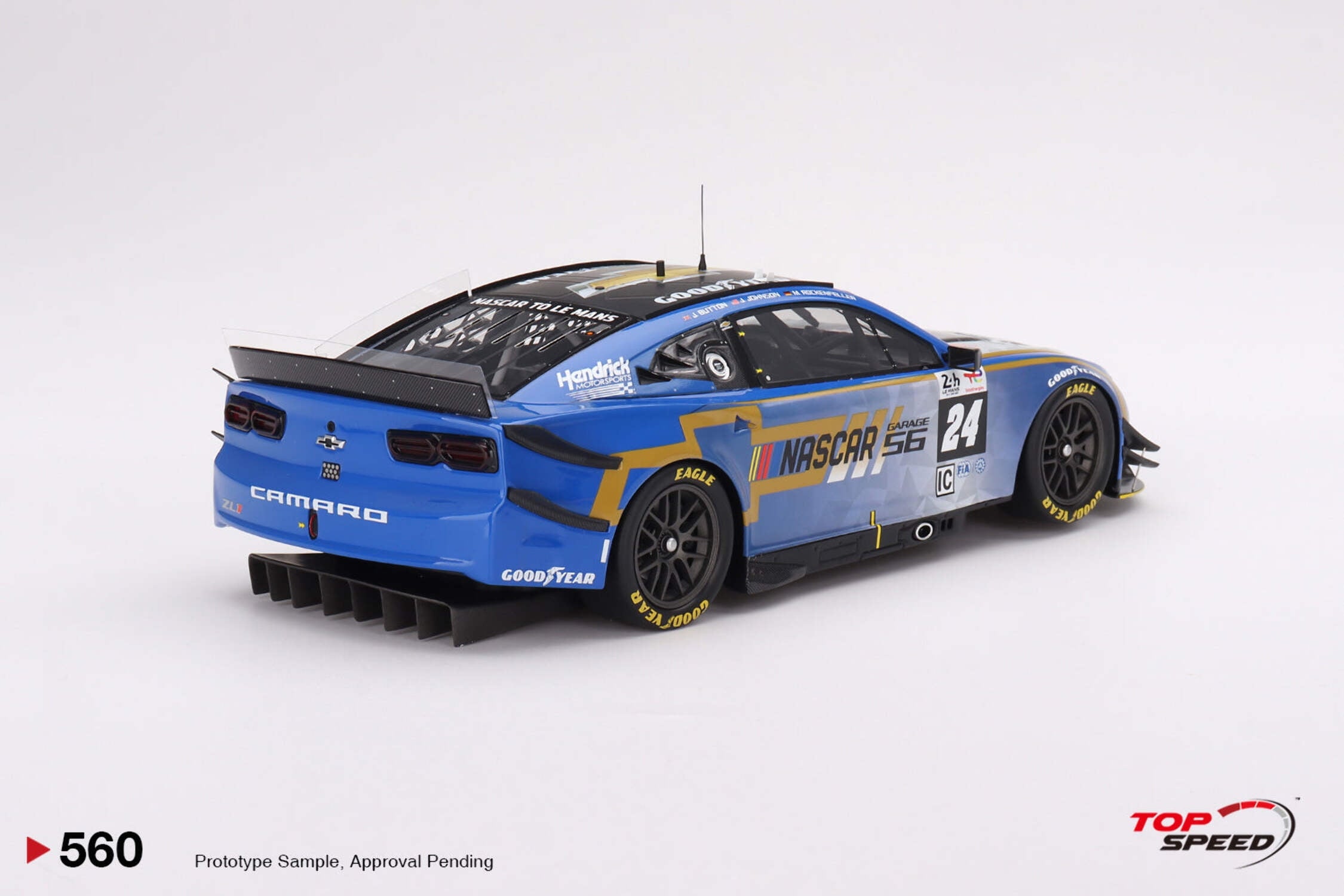Chevrolet Camaro ZL1 #24 "Hendrick Motorsports" Innovative "24 Hrs Le Mans" (2023) 1/18 Model Car by Top Speed