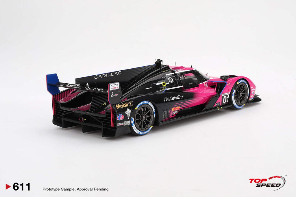 Cadillac V-Series.R #01 "Cadillac Racing" Winner IMSA "Petit Le Mans" (2024) 1/18 Model Car by Top Speed