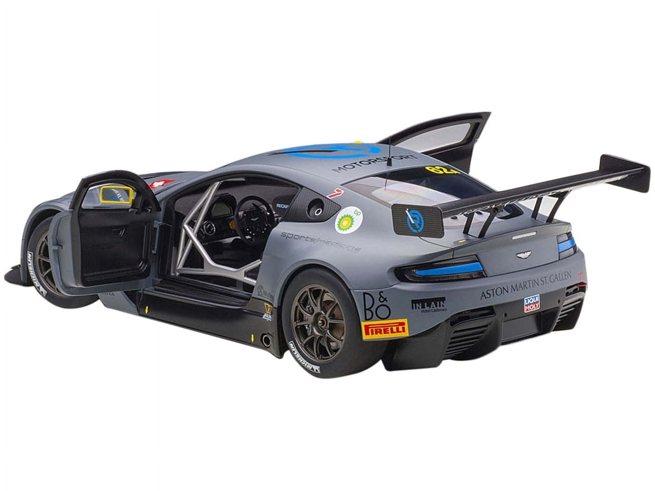 Aston Martin Vantage V12 GT3 #62A J. Dennis - M. Vaxiviere - M. Kirchhoefer Team R-Motorsport Bathurst 12H (2019) 1/18 Model Car by Autoart