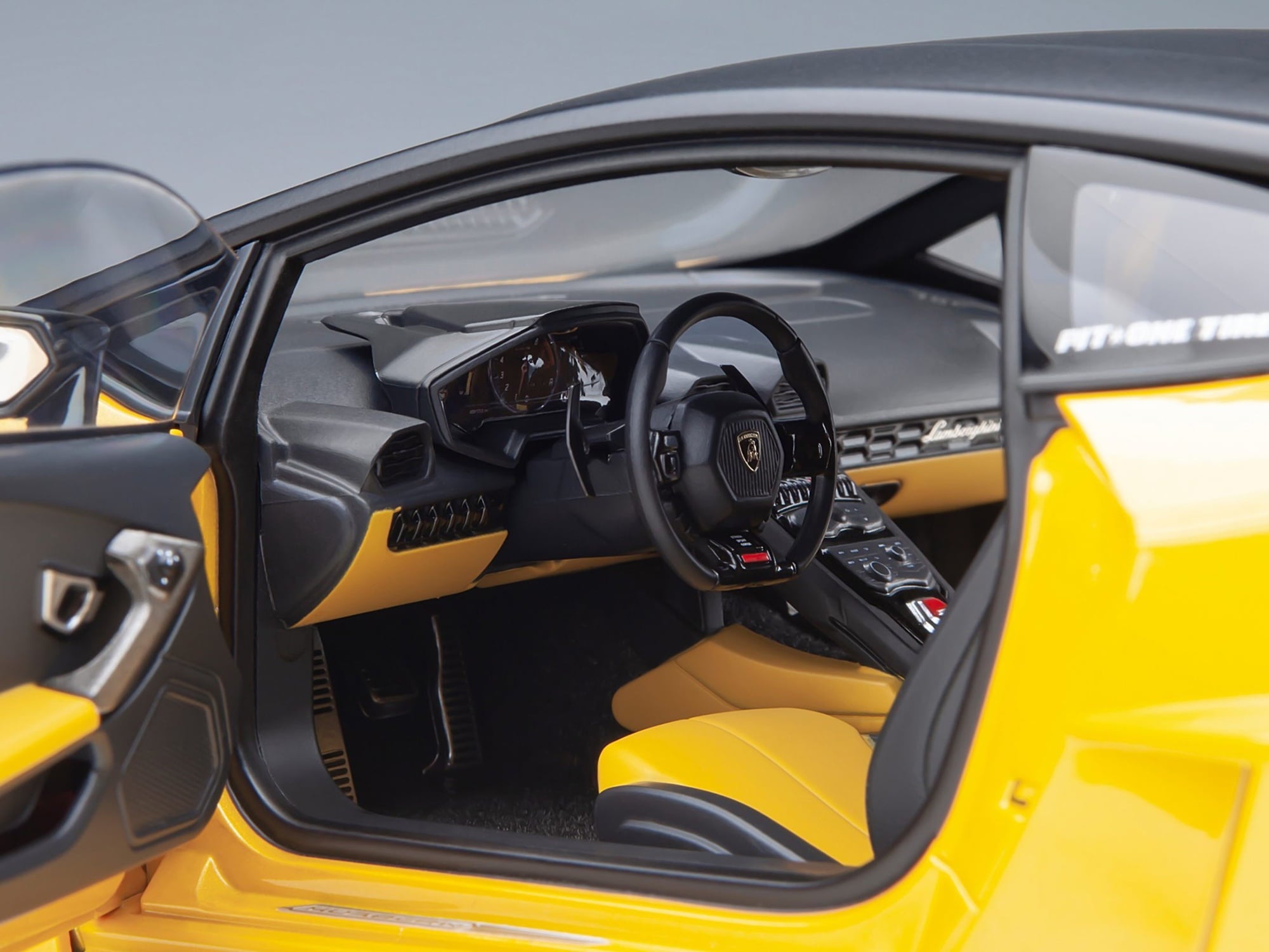 AUTOart Lamborghini Huracan GT Liberty Walk LB Silhouette Works Yellow Metallic 1:18