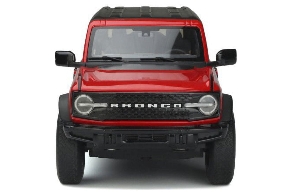 2021 Ford Bronco Wildtrak 4 Doors, Race Red - GT Spirit GT360 - 1/18 scale Resin Model Toy Car