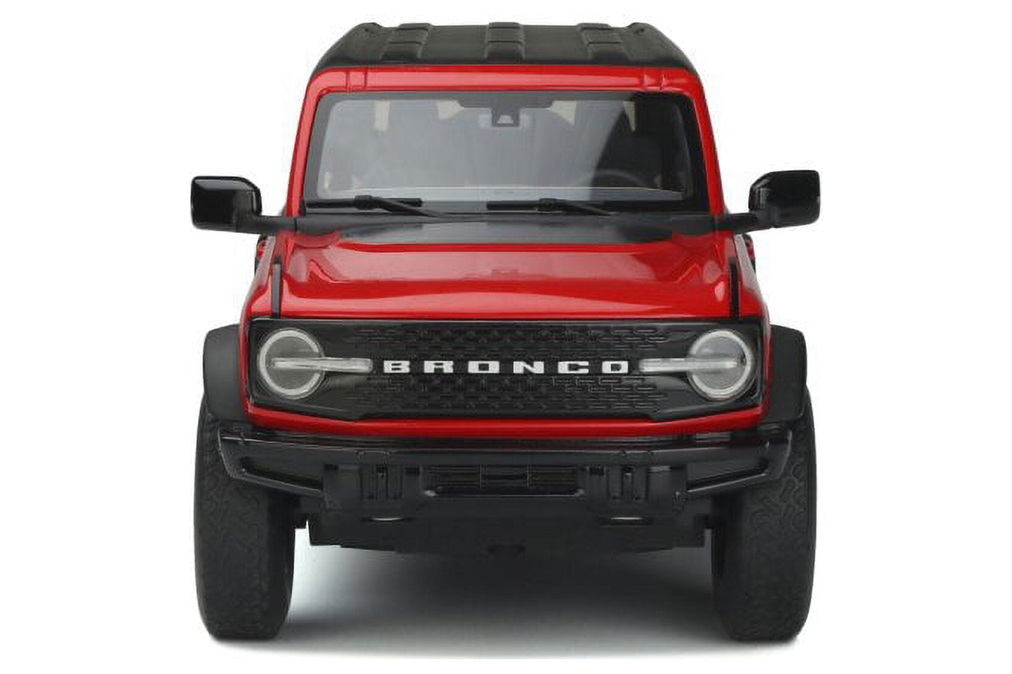 2021 Ford Bronco Wildtrak 4 Doors, Race Red - GT Spirit GT360 - 1/18 scale Resin Model Toy Car
