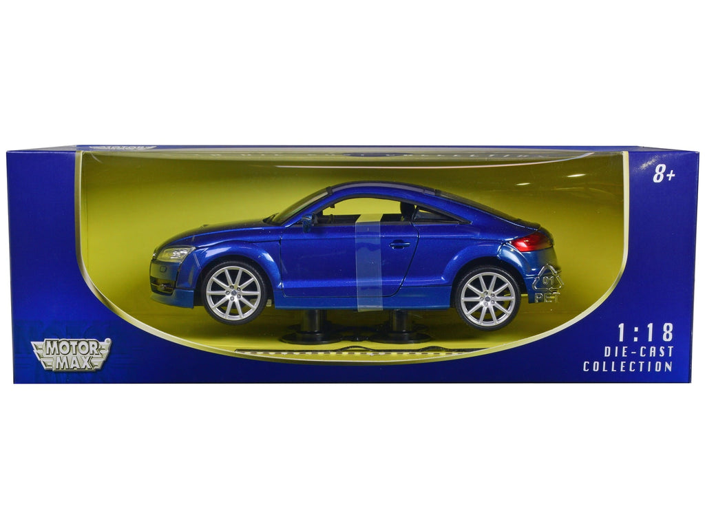 2007 Audi TT Blue 1/18 Diecast Car Model by Motormax