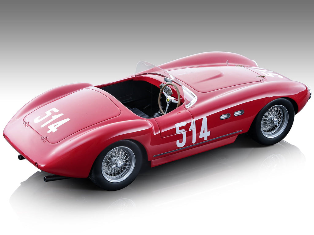 Ferrari 735S-166MM Spyder #514 Alberico Cacciari - Bill Mason Mille Miglia (1953) Ltd Ed to 70 pcs 1/18 Model Car by Tecnomodel