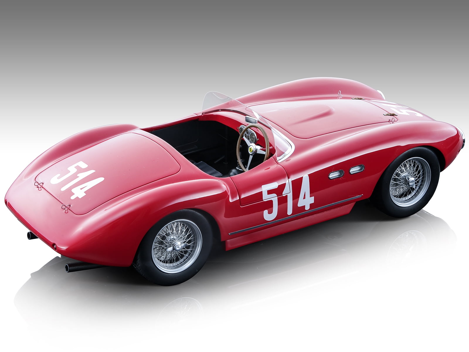 Ferrari 735S-166MM Spyder #514 Alberico Cacciari - Bill Mason Mille Miglia (1953) Ltd Ed to 70 pcs 1/18 Model Car by Tecnomodel