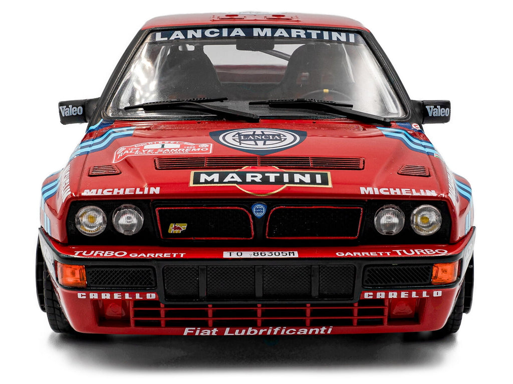 Lancia Delta HF Integrale #1 Winner "Rally Sanremo" (1989) "Competition" Series 1/18 Diecast Model Car by Solido