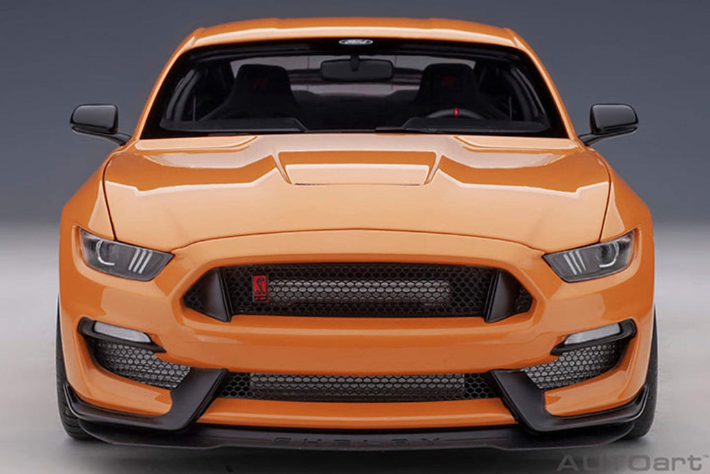 Ford Mustang Shelby GT-350R Orange Fury Metallic 1/18 Model Car by Autoart