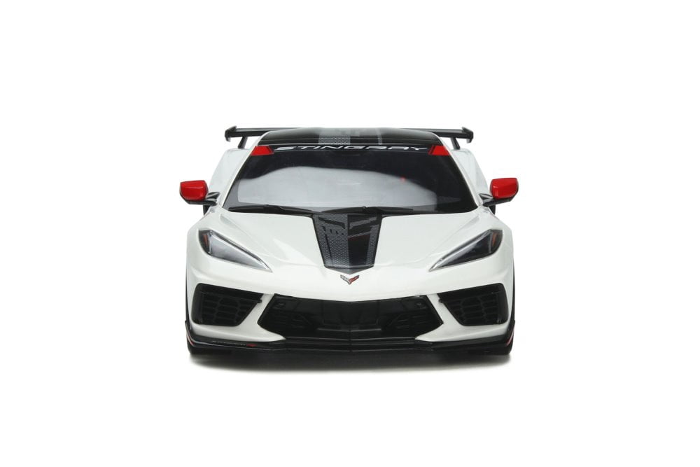 2020 Chevy Corvette C8 Stingray Official Pace Car, Artic White - GT Spirit GT370 - 1/18 scale Resin Model Toy Car