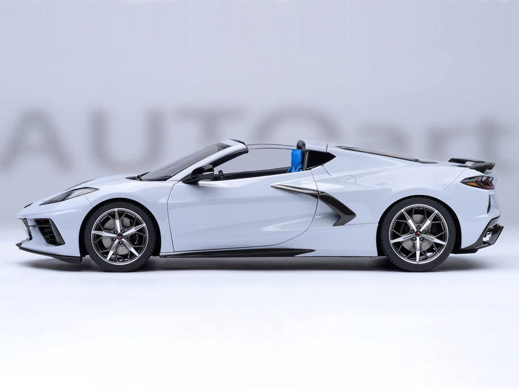2020 Chevrolet Corvette C8 Stingray Ceramic Matrix Gray Metallic 1/18 Model Car by Autoart