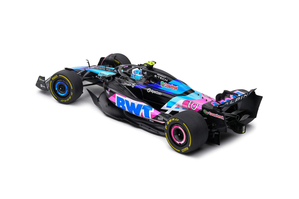 Alpine A524 #10 Pierre Gasly "BWT" Formula One F1 Monaco GP (2024) "Competition" Series 1/18 Diecast Model Car by Solido