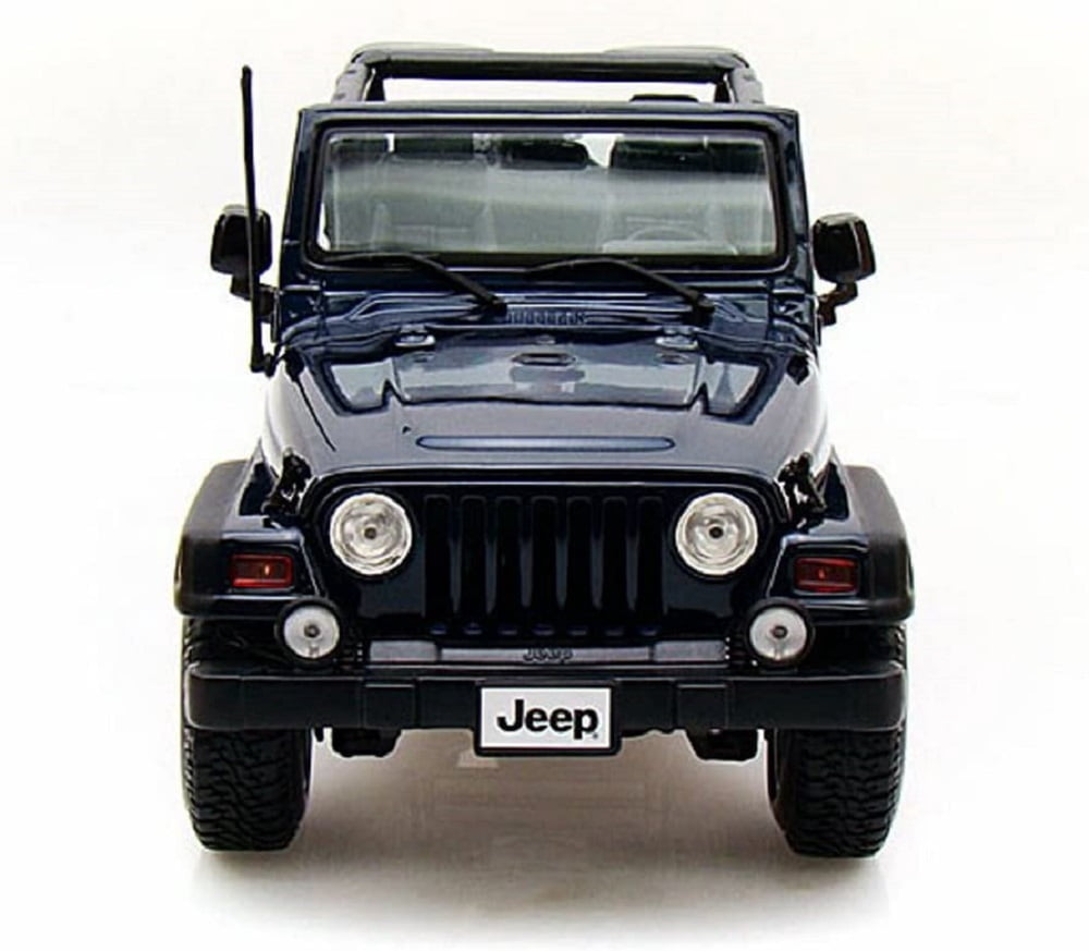 Jeep Wrangler Rubicon Deep Blue 1/18 Beyond compare Diecast Model Car by Maisto
