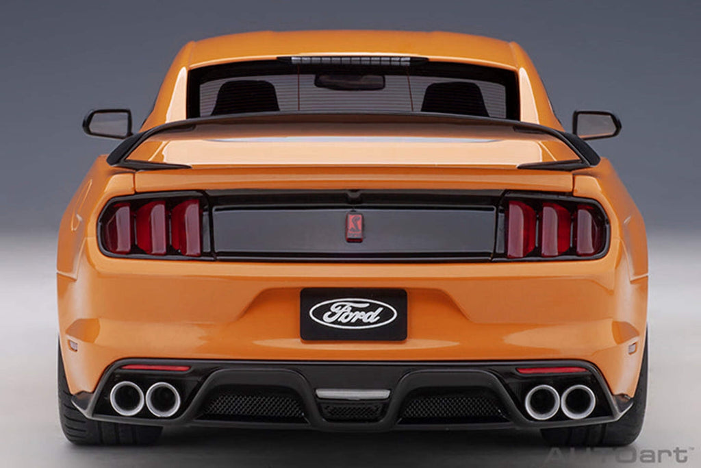 Ford Mustang Shelby GT-350R Orange Fury Metallic 1/18 Model Car by Autoart