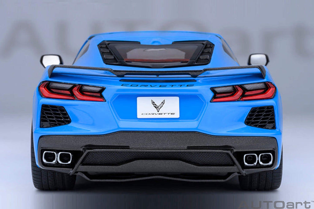 2020 Chevrolet Corvette C8 Stingray Rapid Blue 1/18 Model Car by Autoart
